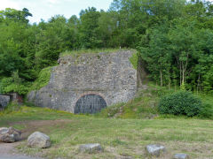 The exterior of the Abersychan limekilns, June 2013